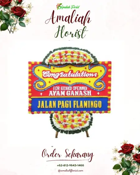 Sewa Papan Bunga Oklip