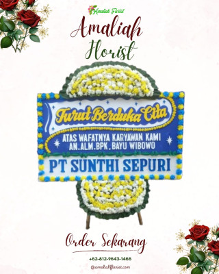Papan Bunga Duka di Oklip