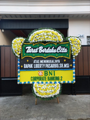 Papan Bunga Duka di Oklip
