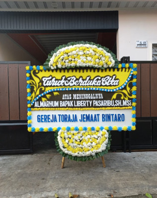 Papan Bunga Duka di Oklip